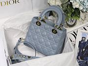 DIOR | Lady D My ABC Cloud Blue - M0538O - 20 x 16.5 x 8 cm - 6