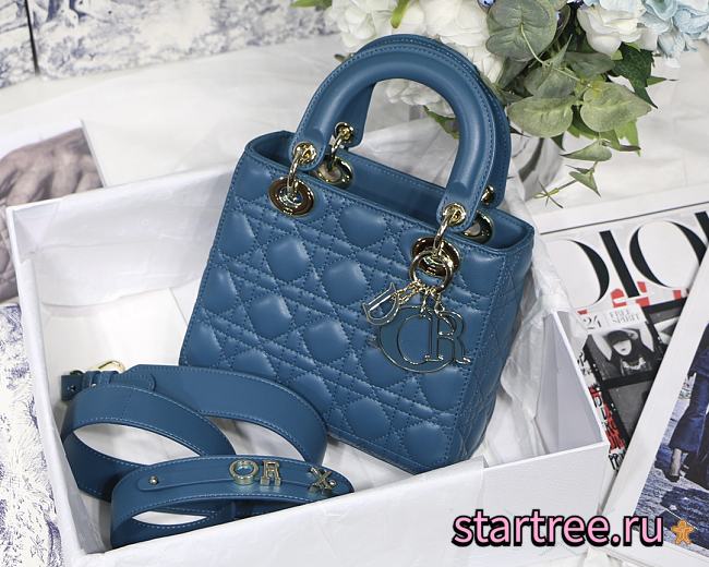 DIOR | Lady D My ABC Steel Blue - M0538O - 20 x 16.5 x 8 cm - 1