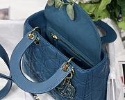 DIOR | Lady D My ABC Steel Blue - M0538O - 20 x 16.5 x 8 cm - 4