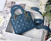 DIOR | Lady D My ABC Steel Blue - M0538O - 20 x 16.5 x 8 cm - 5