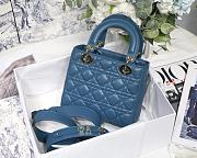 DIOR | Lady D My ABC Steel Blue - M0538O - 20 x 16.5 x 8 cm - 6