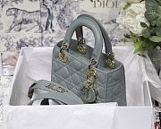 DIOR | Lady D My ABC Gray - M0538O - 20 x 16.5 x 8 cm - 2