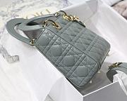 DIOR | Lady D My ABC Gray - M0538O - 20 x 16.5 x 8 cm - 6