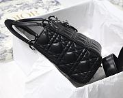 DIOR | Lady D My ABC Black Hardware - M0538O - 20 x 16.5 x 8 cm - 3