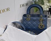 DIOR | Lady D My ABC Indigo Blue - M0538O - 20 x 16.5 x 8 cm - 2