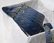 DIOR | Lady D My ABC Indigo Blue - M0538O - 20 x 16.5 x 8 cm - 4