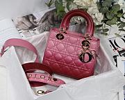 DIOR | Lady D My ABC Gradient Rose Red - M0538O - 20 x 16.5 x 8 cm - 1