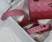 DIOR | Lady D My ABC Gradient Rose Red - M0538O - 20 x 16.5 x 8 cm - 2