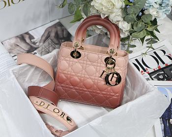 DIOR | Lady D My ABC Gradient Pink - M0538O - 20 x 16.5 x 8 cm