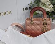 DIOR | Lady D My ABC Gradient Pink - M0538O - 20 x 16.5 x 8 cm - 6