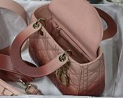 DIOR | Lady D My ABC Gradient Pink - M0538O - 20 x 16.5 x 8 cm - 3