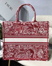 Christian Dior |Book Tote Small Raspberry - M1296ZR - 36.5x28x14cm - 3