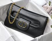 DIOR | Medium DiorDouble Bag Black - M8641 - 28 x 16.5 x 3 cm - 5