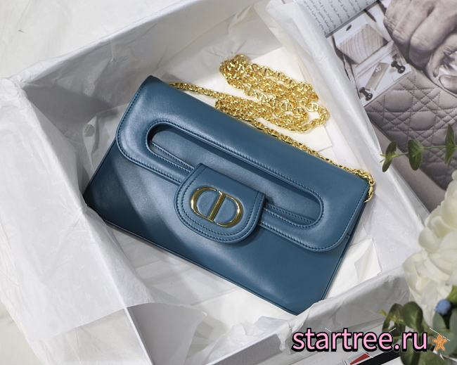 DIOR | Medium DiorDouble Bag Blue - M8641 - 28 x 16.5 x 3 cm - 1