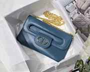 DIOR | Medium DiorDouble Bag Blue - M8641 - 28 x 16.5 x 3 cm - 1