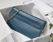 DIOR | Medium DiorDouble Bag Blue - M8641 - 28 x 16.5 x 3 cm - 3