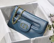 DIOR | Medium DiorDouble Bag Blue - M8641 - 28 x 16.5 x 3 cm - 4