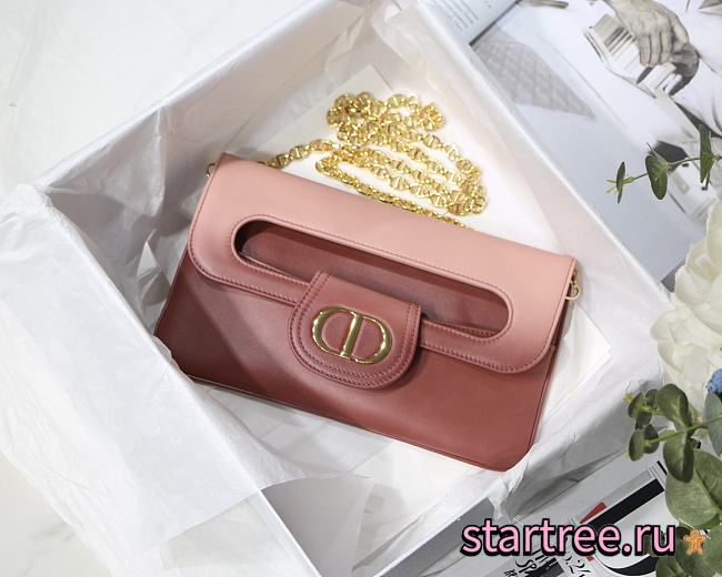 DIOR | Medium DiorDouble Bag Pink Gradient - M8641 - 28 x 16.5 x 3 cm - 1