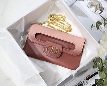 DIOR | Medium DiorDouble Bag Pink Gradient - M8641 - 28 x 16.5 x 3 cm