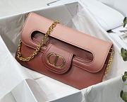 DIOR | Medium DiorDouble Bag Pink Gradient - M8641 - 28 x 16.5 x 3 cm - 3