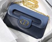 DIOR | Medium DiorDouble Bag Blue Gradient - M8641 - 28 x 16.5 x 3 cm - 5