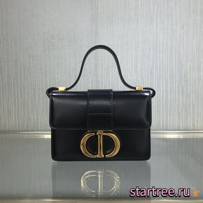 DIOR | Micro 30 MONTAIGNE Black Bag - S2110U - 15 x 11 x 4 cm - 1