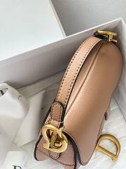 DIOR | Micro Saddle Rose Bag - S5662C - 12 x 7.5 x 5 cm - 3