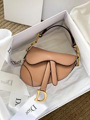 DIOR | Micro Saddle Rose Bag - S5662C - 12 x 7.5 x 5 cm - 5