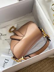 DIOR | Micro Saddle Rose Bag - S5662C - 12 x 7.5 x 5 cm - 6