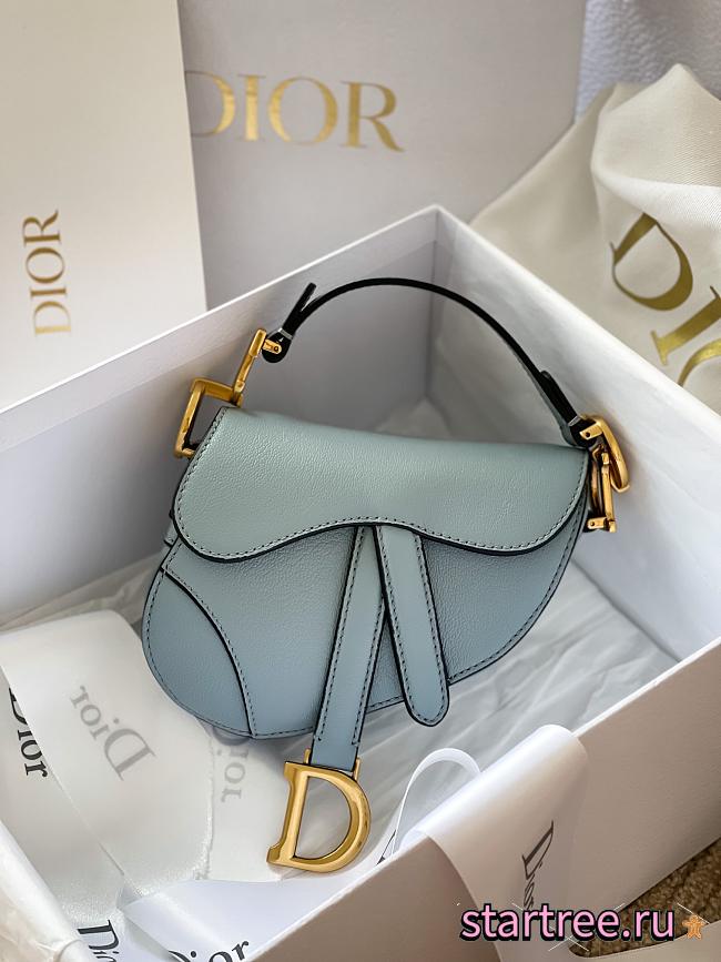 DIOR | Micro Saddle Blue- S5662C - 12 x 7.5 x 5 cm - 1