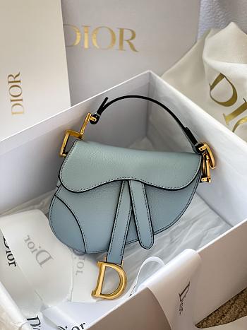 DIOR | Micro Saddle Blue- S5662C - 12 x 7.5 x 5 cm