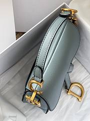 DIOR | Micro Saddle Blue- S5662C - 12 x 7.5 x 5 cm - 6