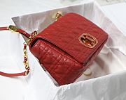 DIOR | Medium Dioramour Caro Red Bag - M9242 - 25.5 cm x 15.5 cm x 8 cm - 3