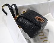 DIOR | Small Dioramour Caro Black Bag - M9241 - 20 x 12 x 7 cm - 3