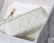 DIOR | Small Dioramour Caro White Bag - M9241 - 20 x 12 x 7 cm - 6