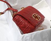 DIOR | Small Dioramour Red Bag - M9241 - 20 x 12 x 7 cm - 4