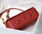 DIOR | Small Dioramour Red Bag - M9241 - 20 x 12 x 7 cm - 5