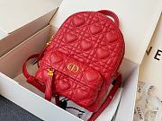 DIOR | Mini Dioramour Red Backpack - M9222 - 16 x 21 x 8.5 cm - 1