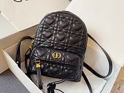 DIOR | Mini Dioramour Black Backpack - M9222 - 16 x 21 x 8.5 cm - 6