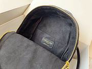 DIOR | Mini Dioramour Black Backpack - M9222 - 16 x 21 x 8.5 cm - 4