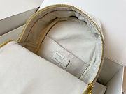 DIOR | Mini Dioramour White Backpack - M9222 - 16 x 21 x 8.5 cm - 3