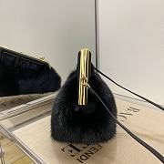 FENDI | First Small Black sheepskin bag - 8BP127 - 26 x 9.5 x 18 cm - 6