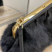 FENDI | First Small Black sheepskin bag - 8BP127 - 26 x 9.5 x 18 cm - 2