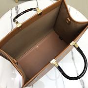 FENDI | Large Tote Sunshine Brown leather shopper - 8BH372 - 40.5 x 21.5 x 35cm - 4