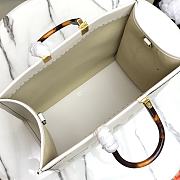 FENDI | Large Tote Sunshine White leather shopper - 8BH372 - 40.5 x 21.5 x 35cm - 2