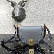 FENDI | Moonlight Grey Bag - 8BT346 - 21x9x14cm - 1