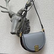 FENDI | Moonlight Grey Bag - 8BT346 - 21x9x14cm - 4