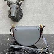 FENDI | Moonlight Grey Bag - 8BT346 - 21x9x14cm - 2