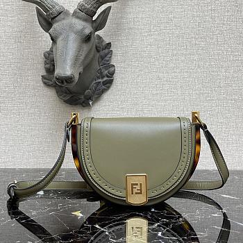 FENDI | Moonlight Green Bag - 8BT346 - 21x9x14cm