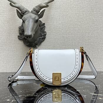 FENDI | Moonlight White Bag - 8BT346 - 21x9x14cm